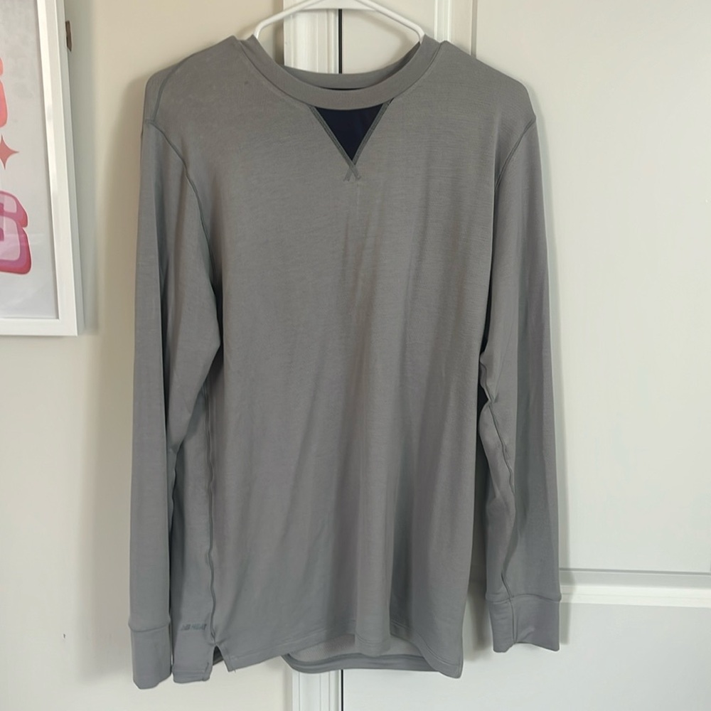 Grey New Balance Athletic Long Sleeve